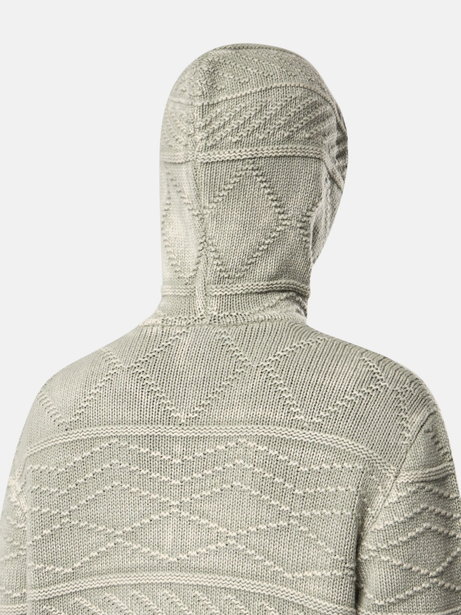 Jersey con capucha y cremallera de cachemira Stone Island