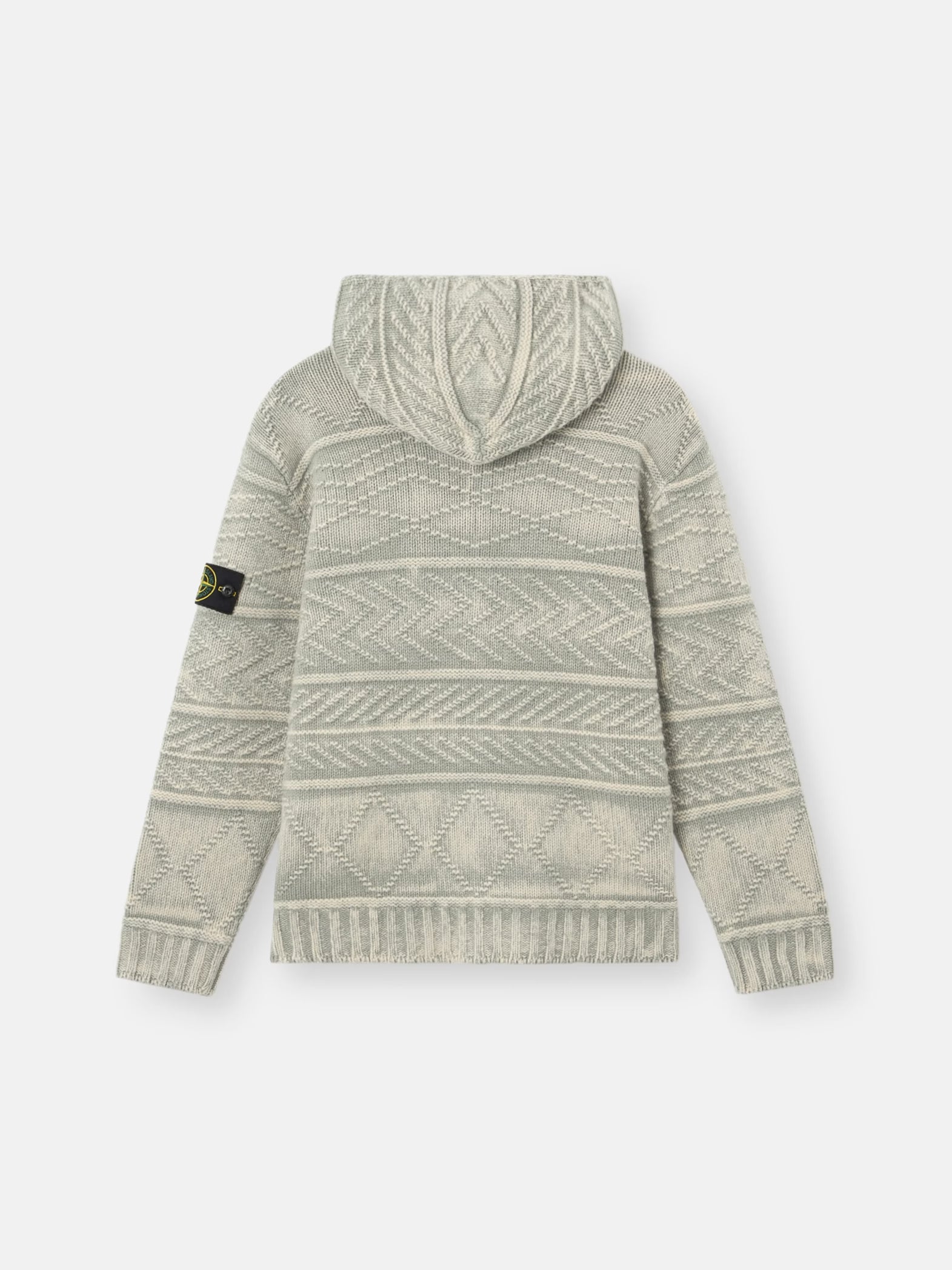 Jersey con capucha y cremallera de cachemira Stone Island